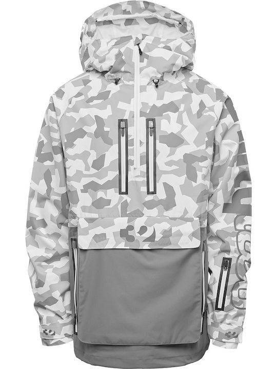 Thirty two I-007685-1625 Ανδρικό Μπουφάν για Σκι & Snowboard Λευκό Thirty two I-007685-1625 Ανδρικό Μπουφάν για Σκι & Snowboard Λευκό