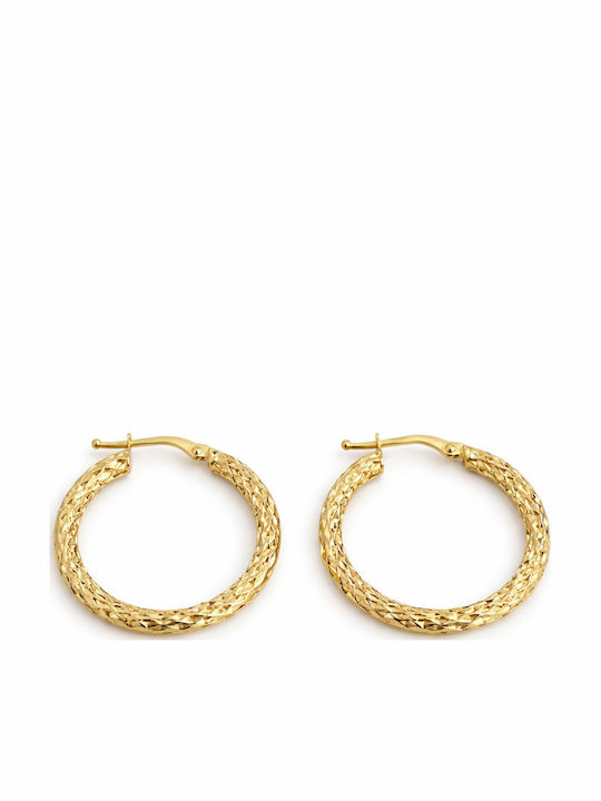 Atofio Kosmima Gold 14K Hoop Earrings