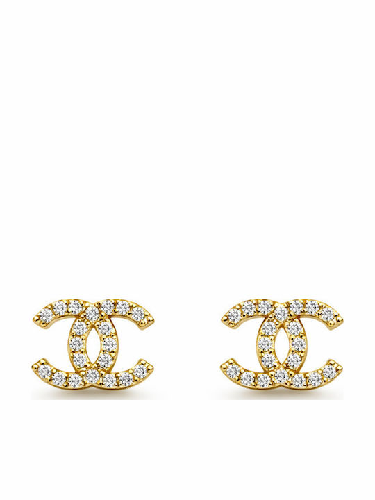 Atofio Kosmima Earrings Made Of 14K Gold