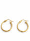 Atofio Kosmima Gold 9K Hoop Earrings