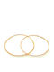 Atofio Kosmima Earrings Hoops From 14K Pink Gold