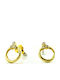 Atofio Kosmima Earrings Gold 14K with Stones