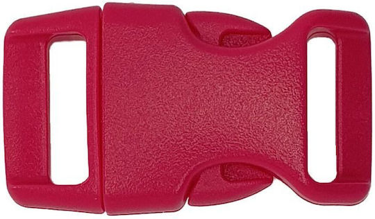 Pom Fasteners Clips Paracord Side-Release 15mm 10 Pieces Hot Pink