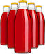 Glass 1l Juice Bottle Cap "winnie Pooh" 5 Pcs