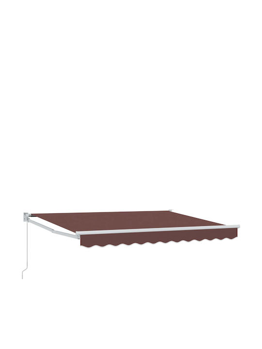 vidaXL Terrasse Markise Braune 3.5x2m