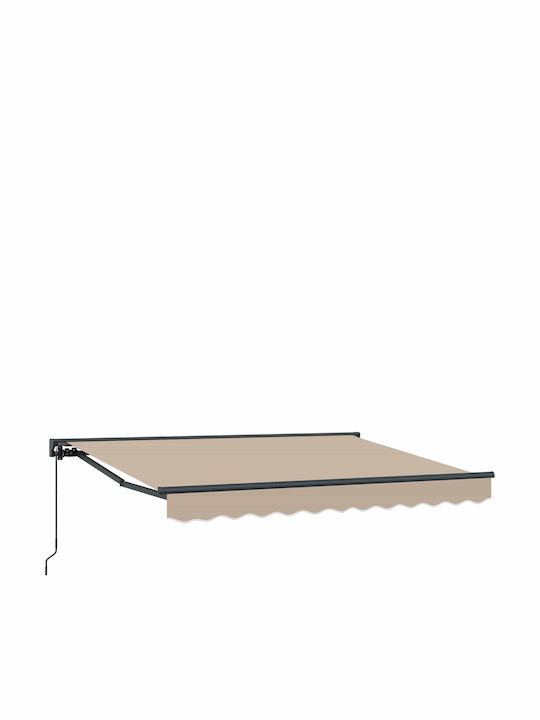 vidaXL Terrasse Zelt Beiges 2.5x2m