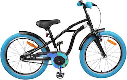vidaXL 18" Kids' BMX Bicycle Black