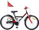 vidaXL 18" Kinderfahrrad BMX Schwarz