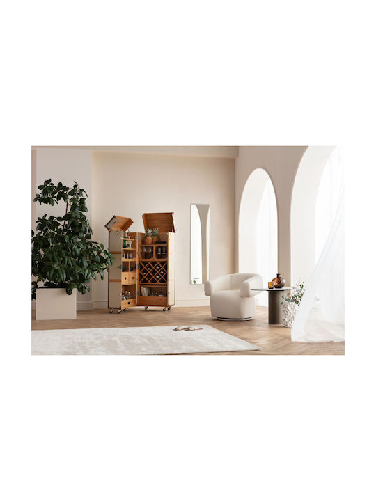 Kare Design Starlet Oglindă De Perete Full Body Cu Cadru Metalic Gri 130x30cm