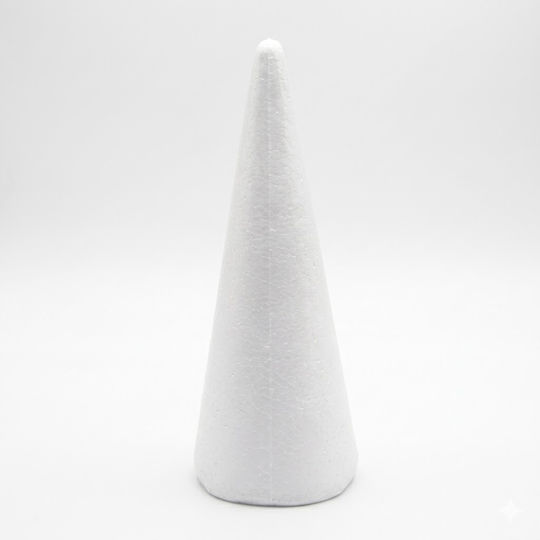 Styrofoam Cone 30x11cm Crafting Decoration
