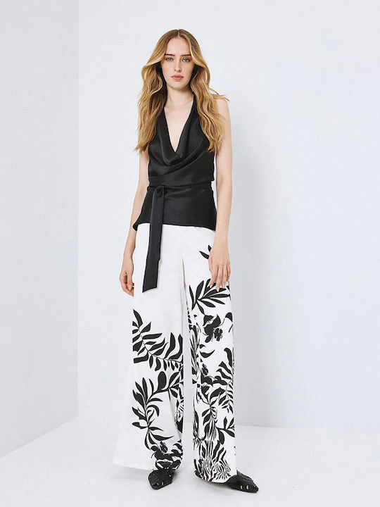 Damenhose Blumen
