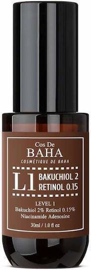 Cos De Baha Level 1 Bakuchiol 2 Retinol 0.15 Serum L1 30ml