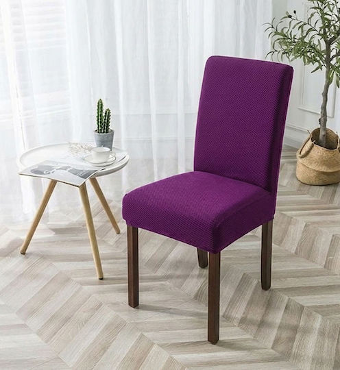 Kraft World Ελαστικό Κάλυμμα Καρέκλας Μώβ 40cm Kraft World Ελαστικό Κάλυμμα Καρέκλας Μώβ 40cm