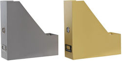 Metallischer Magazinordner 9x26,5x27 2 Verschiedene Designs oder Farben