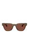 Oliver Peoples Унисекс Слънчеви Очила с Кафяв Пластмасов Рамка