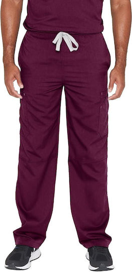 Barco Male Medical Pants Burgundy