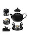 Kadax Ceramic Black Teapot 1000ml