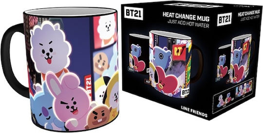 Line Friends Heat Change Κούπα Κεραμική 460ml Line Friends Heat Change Κούπα Κεραμική 460ml