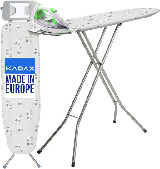 Kadax Kadax Bügelbrett Für Dampfbügeleisen Zusammenklappbar 110x30cm