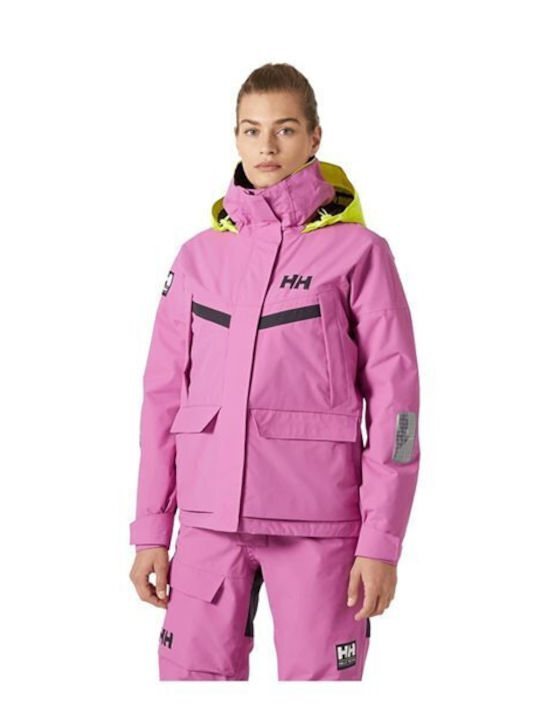Helly Hansen Pier 4.0 34486-089 Γυναικείο Μπουφάν για Σκι & Snowboard Ροζ