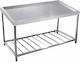 Niki Inox Fish Display H90xW200xL120cm I0TL.PS200