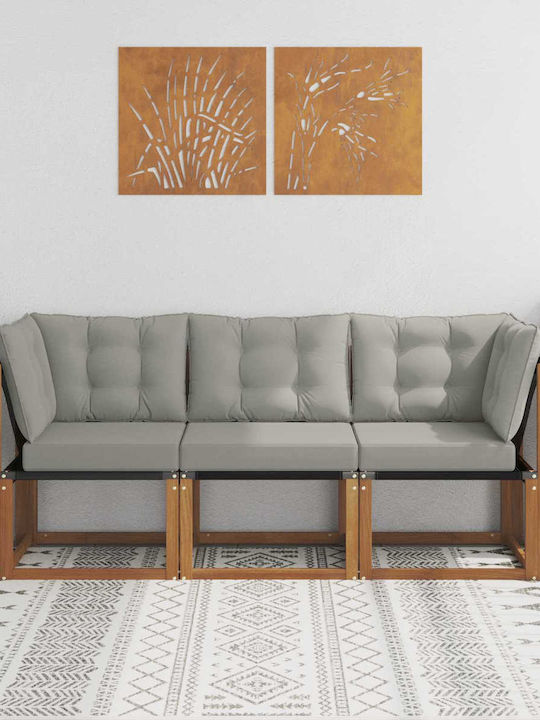 Canapea Tree-Seater De Exterior Din Lemn Cu Perne
