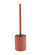 Atmosphera Ceramic Bathroom Toilet Brush Orange