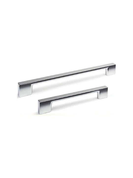 Viobrass Antique Furniture Handle from Metallic Stainless Steel Matt with Hole Centers 32mm 815
