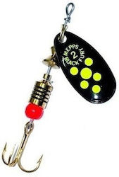 Πεταλούδα Mepps Black Fury Green Dots Black Χρωμα Μαυρο Μεγεθος 2
