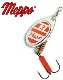 Πεταλούδα Mepps Aglia White Red Χρωμα Ασπρο Κοκκινο Μεγεθος 3
