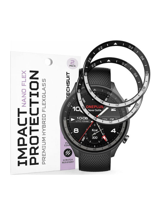 Techsuit Nano Flex Закалено Стъкло За Цялото Лице За Oneplus Watch 2r 2 Броя