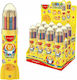 Pbs Connect Triangular Pencils 24 Colours Keyroad Metal Tube Rocket P12 Price Per Piece