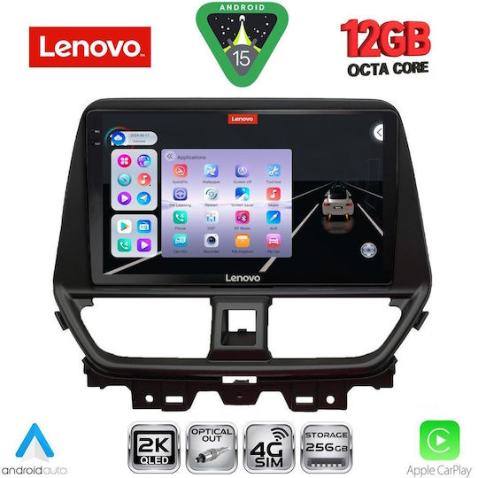Lenovo Car Audio System for Suzuki Baleno BMW X1 / X3 / X4 2022 (Bluetooth/USB/WiFi/GPS/Apple CarPlay/Android Auto) with 9" Touch Screen