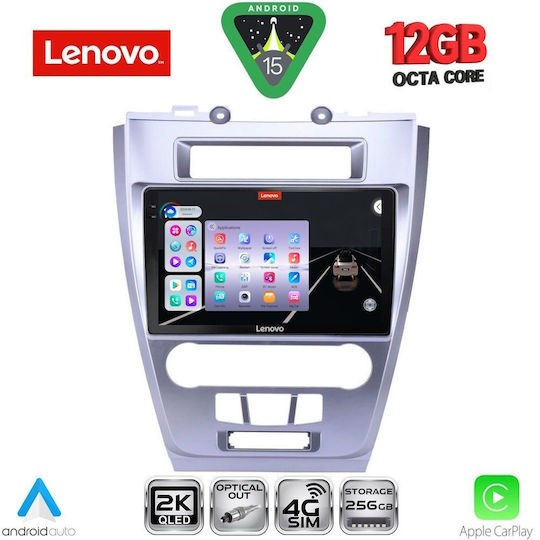 Lenovo Ηχοσύστημα Αυτοκινήτου για BMW X1 / X3 / X4 Ford Fusion 2012-2017 (Bluetooth/USB/WiFi/GPS/Apple-Carplay/Android-Auto) με Οθόνη Αφής 10"