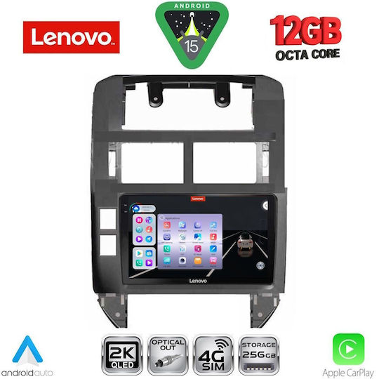 Lenovo Ηχοσύστημα Αυτοκινήτου για BMW X1 / X3 / X4 Volkswagen Polo 2002-2009 (Bluetooth/USB/WiFi/GPS/Apple-Carplay/Android-Auto) με Οθόνη Αφής 9"