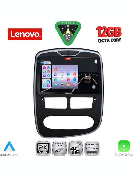 Lenovo Car Audio System for Renault Clio BMW X1 / X3 / X4 2012-2015 (Bluetooth/USB/WiFi/GPS/Apple CarPlay/Android Auto) with 10" Touch Screen