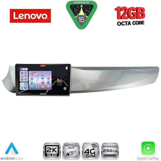 Lenovo Ηχοσύστημα Αυτοκινήτου για BMW X1 / X3 / X4 Alfa Romeo Giulietta 2010-2014 (Bluetooth/USB/WiFi/GPS/Apple-Carplay/Android-Auto) με Οθόνη Αφής 9"