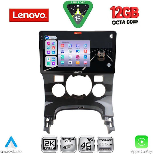 Lenovo Car Audio System for Peugeot 3008 BMW X1 / X3 / X4 2008-2016 with Clima (Bluetooth/USB/WiFi/GPS/Apple CarPlay/Android Auto) with 9" Touch Screen