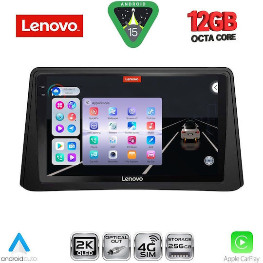 Lenovo Ηχοσύστημα Αυτοκινήτου για Opel Mokka BMW X1 / X3 / X4 2012-2015 (Bluetooth/USB/WiFi/GPS/Apple-Carplay/Android-Auto) με Οθόνη Αφής 9"