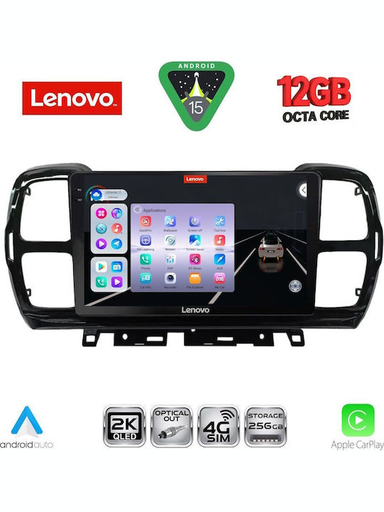 Lenovo Car Audio System for Citroen C5 Aircross BMW X1 / X3 / X4 2017-2021 (Bluetooth/USB/WiFi/GPS/Apple CarPlay/Android Auto) with 9" Touch Screen