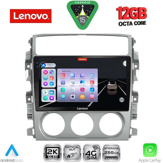 Lenovo Ηχοσύστημα Αυτοκινήτου για Suzuki Liana BMW X1 / X3 / X4 2001-2007 (Bluetooth/USB/WiFi/GPS/Apple-Carplay/Android-Auto) με Οθόνη Αφής 9"