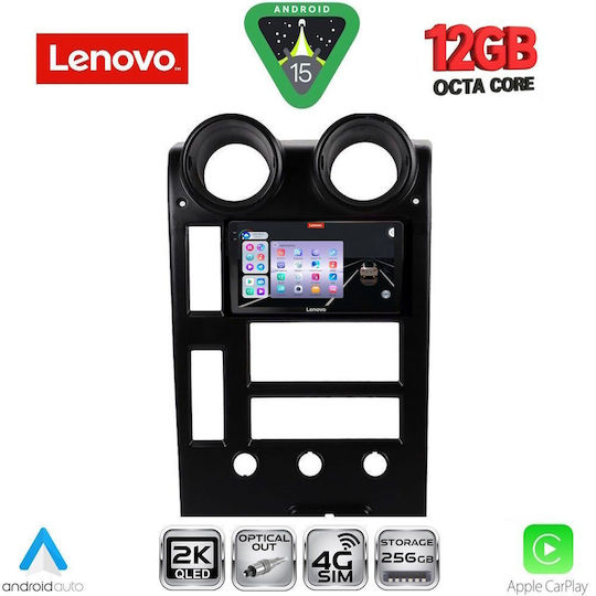 Lenovo Ηχοσύστημα Αυτοκινήτου για BMW X1 / X3 / X4 Hummer H2 2001-2007 (Bluetooth/USB/WiFi/GPS/Apple-Carplay/Android-Auto) με Οθόνη Αφής 9"