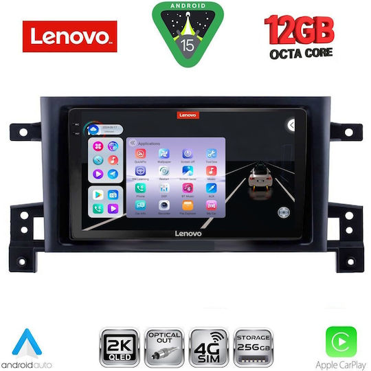Lenovo Car Audio System for Suzuki Grand Vitara BMW X1 / X3 / X4 2005-2015 Bluetooth USB WiFi GPS Apple CarPlay Android Auto with 9" Touch Screen