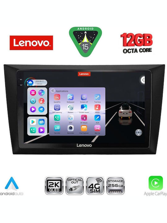 Lenovo Car Audio System for BMW X1 / X3 / X4 Volkswagen Golf 2009-2012 Bluetooth USB WiFi GPS Apple CarPlay Android Auto with 9" Touch Screen