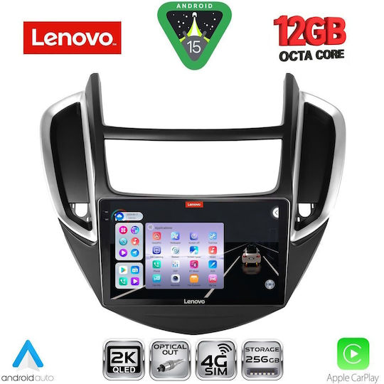 Lenovo Ηχοσύστημα Αυτοκινήτου για BMW X1 / X3 / X4 Chevrolet Trax 2014-2022 (Bluetooth/USB/WiFi/GPS/Apple-Carplay/Android-Auto) με Οθόνη Αφής 9"