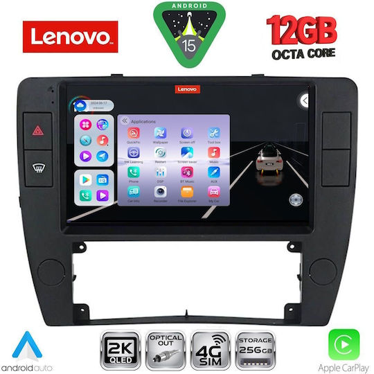 Lenovo Car Audio System for BMW X1 / X3 / X4 Volkswagen Passat 2000-2005 Bluetooth USB WiFi GPS Apple CarPlay Android Auto with 9" Touch Screen