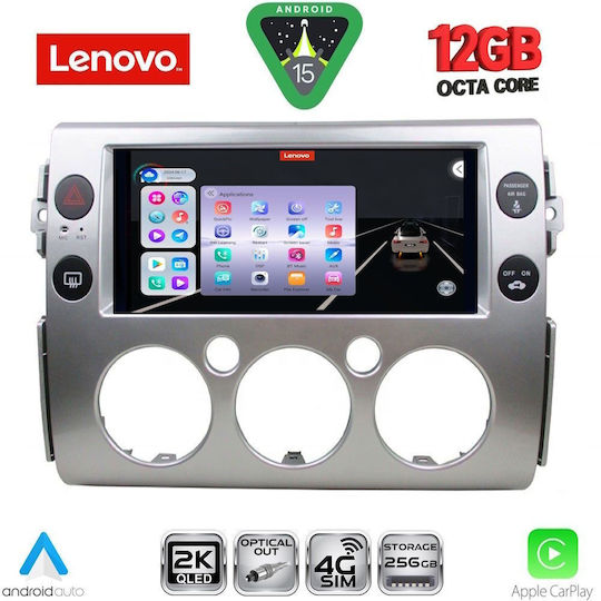 Lenovo Car Audio System for Toyota FJ BMW X1 / X3 / X4 2007-2013 (Bluetooth/USB/WiFi/GPS/Apple CarPlay/Android Auto) with 9" Touch Screen
