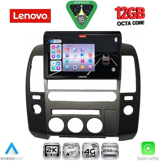 Lenovo Ηχοσύστημα Αυτοκινήτου για BMW X1 / X3 / X4 Nissan Navara 2006-2011 (Bluetooth/USB/WiFi/GPS/Apple-Carplay/Android-Auto) με Οθόνη Αφής 9"