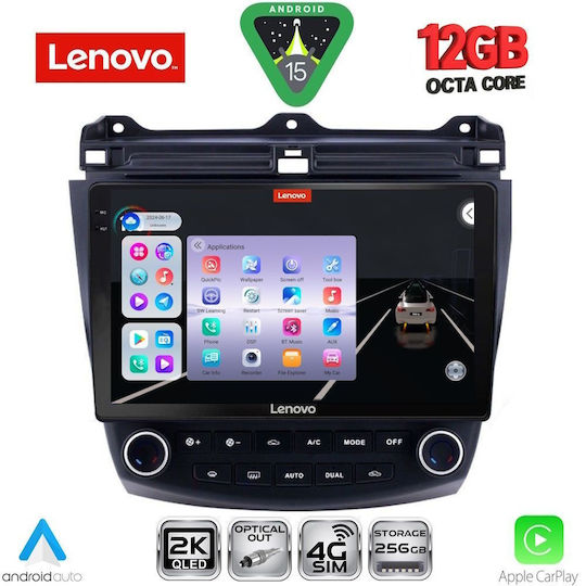 Lenovo Lenovo Auto-Audiosystem für BMW X1 / X3 / X4 Honda Accord 2003-2007 Bluetooth USB Eingebautes Wi-Fi GPS Apple CarPlay Android Auto mit 10" Touchscreen SSZ 12182_CPA