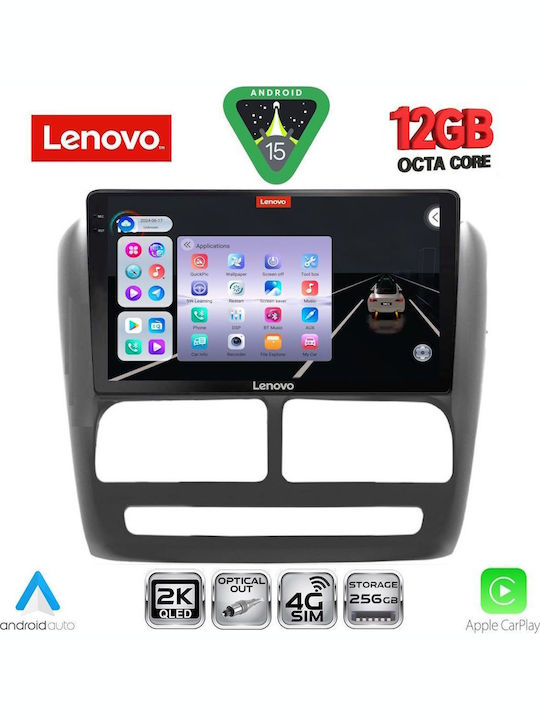 Lenovo Car Audio System for Fiat Doblo BMW X1 / X3 / X4 2010-2015 (Bluetooth/USB/WiFi/GPS/Apple CarPlay/Android Auto) with 9" Touch Screen